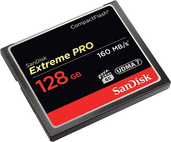 SanDisk 128GB Extreme PRO CompactFlash Memory Card